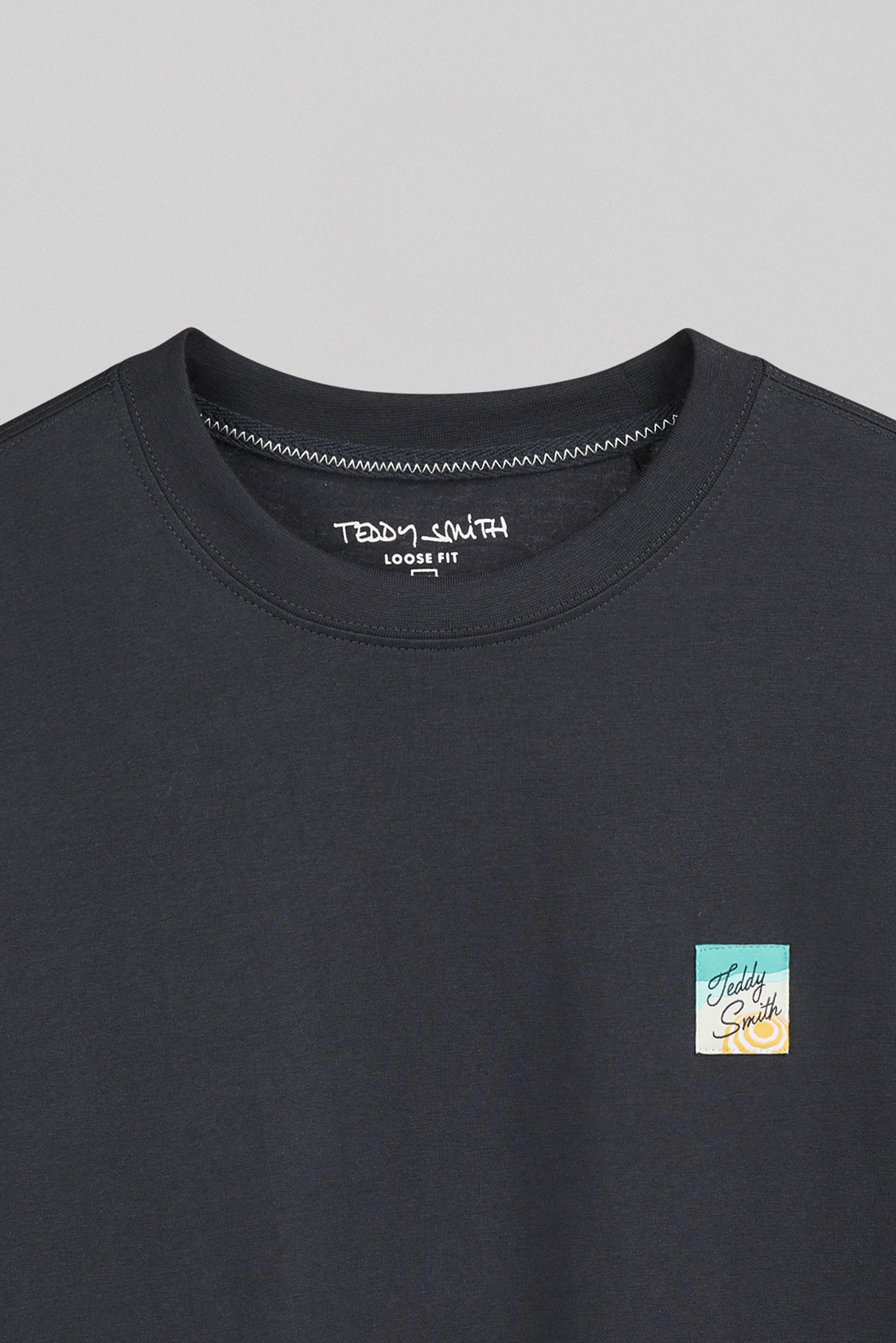 T-shirt T-EDRIC MC DARK NAVY - Teddy Smith