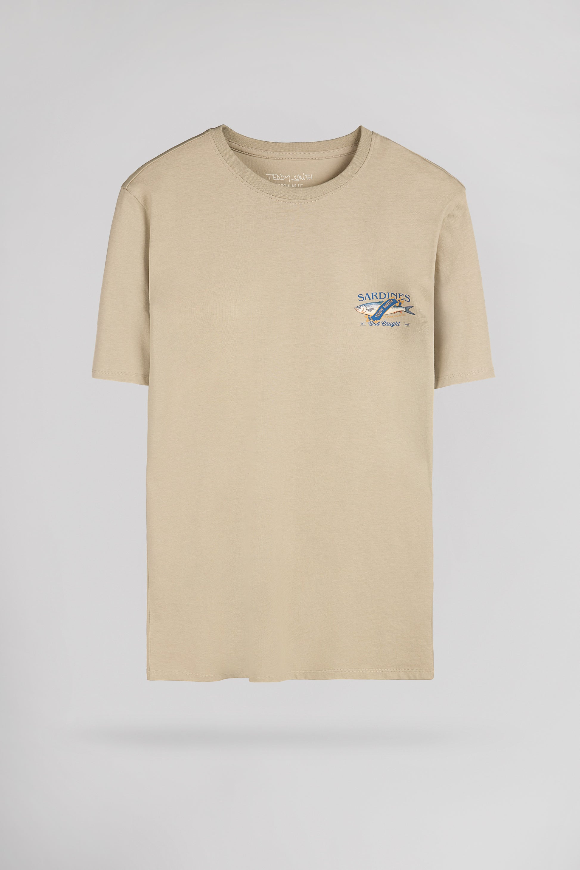 T-shirt T-FISH MC BEIGE - Teddy Smith