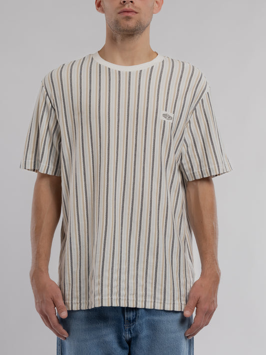 Achat T-shirt T-JACKO MC MIDDLE WHITE - Teddy Smith