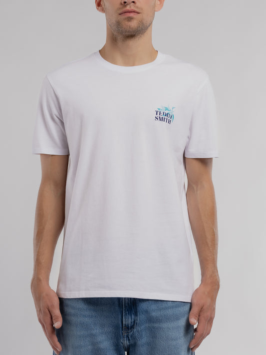 Achat T-shirt T-LAND MC BLANC - Teddy Smith