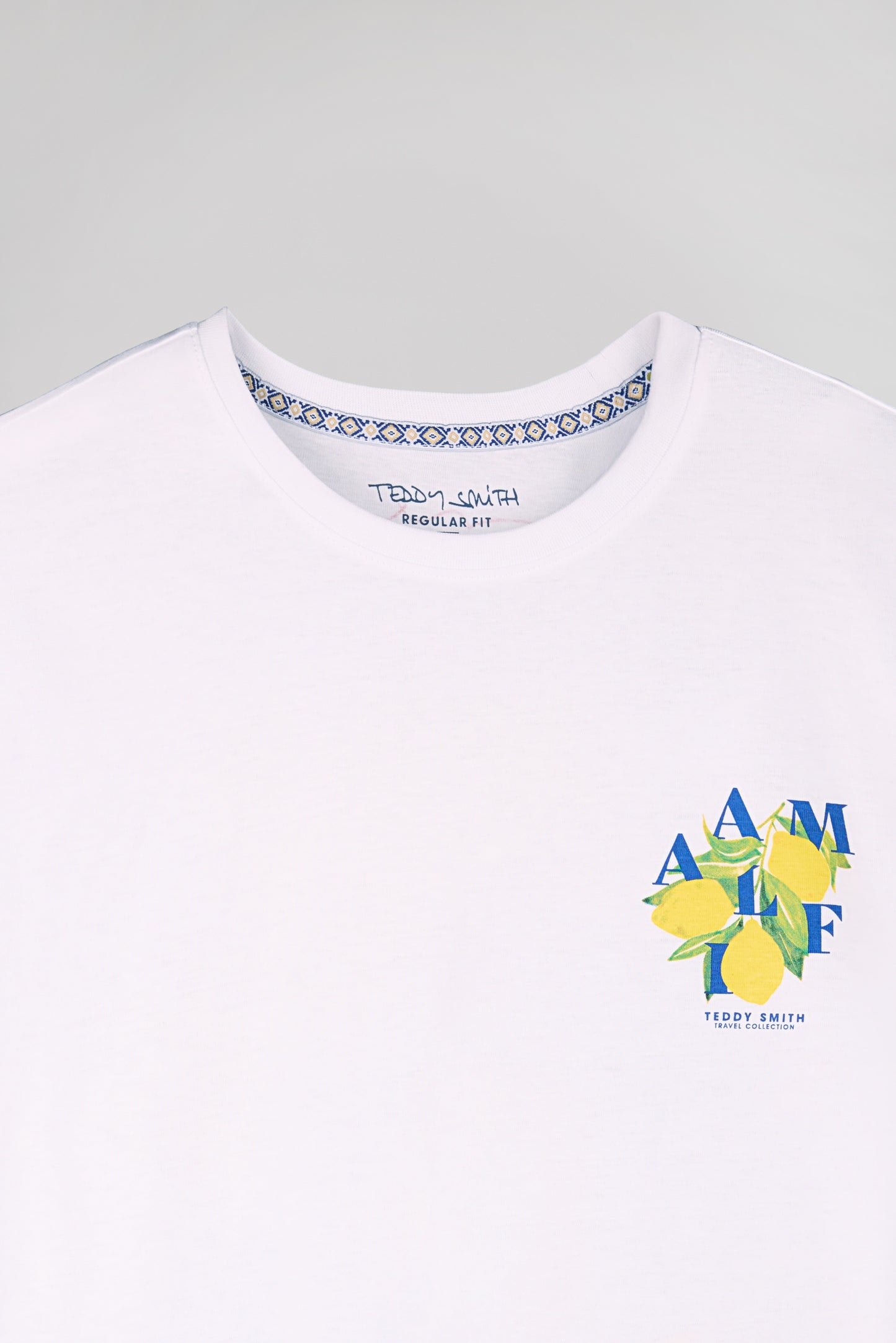 T-shirt T-LEMON MC BLANC - Teddy Smith