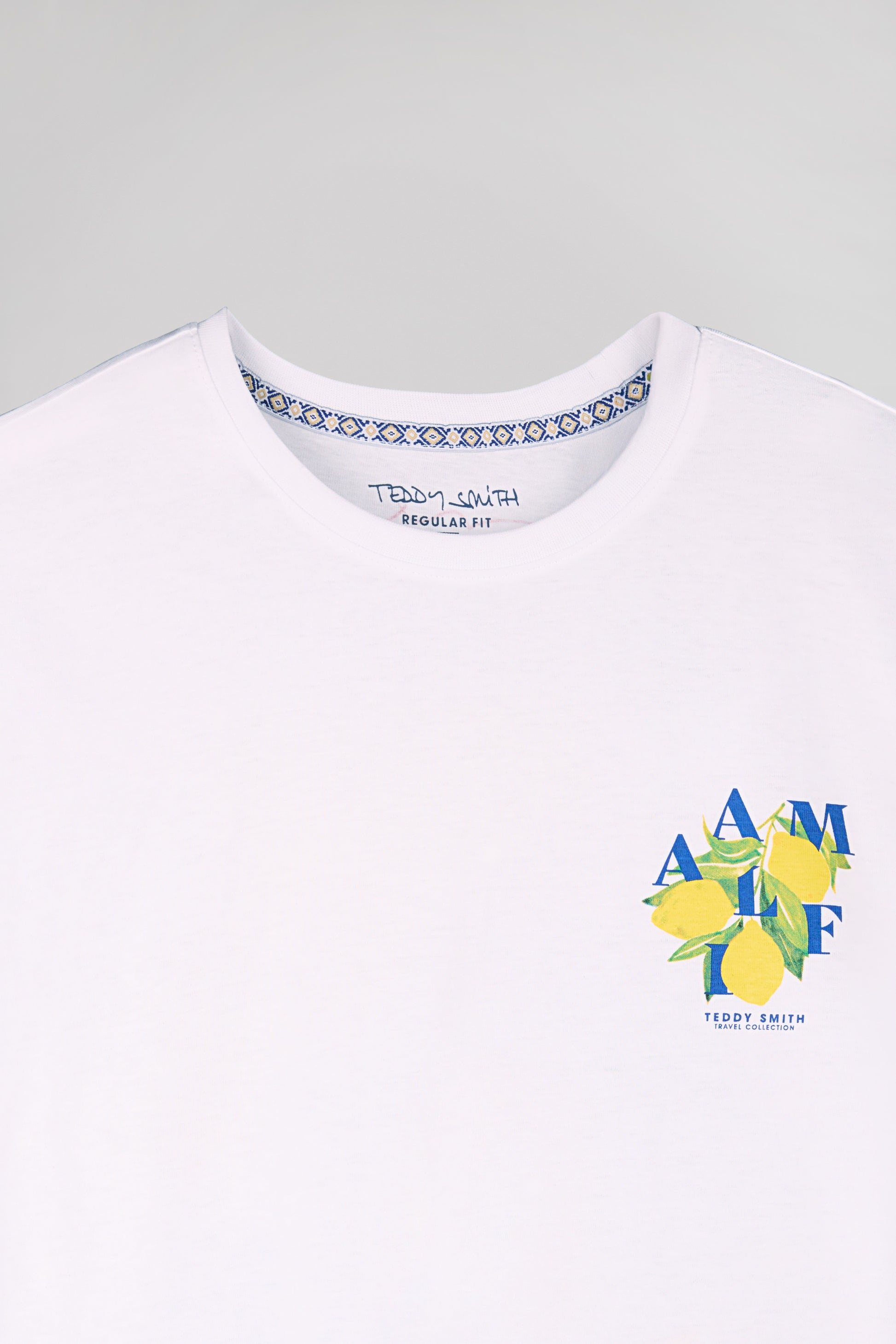 T-shirt T-LEMON MC BLANC - Teddy Smith