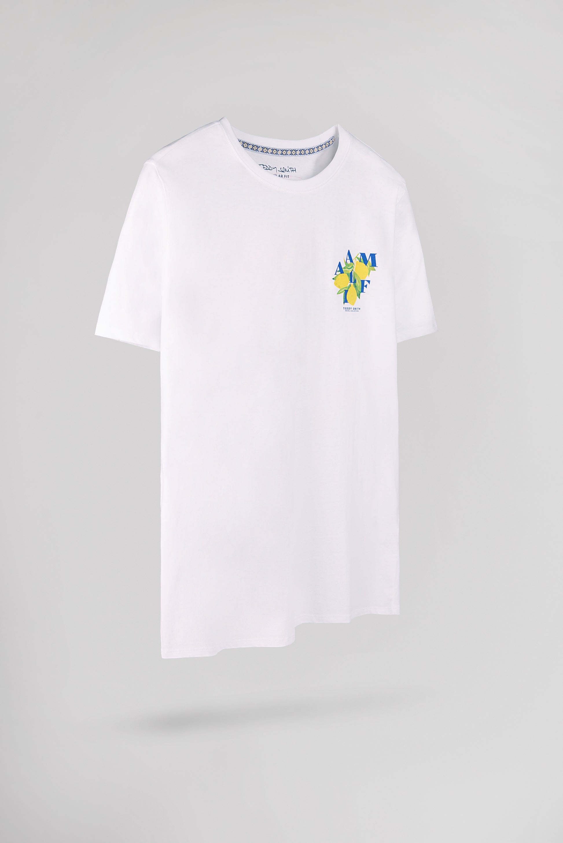 T-shirt T-LEMON MC BLANC - Teddy Smith