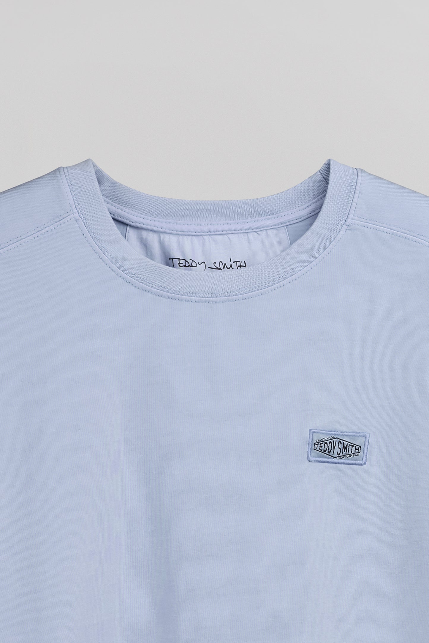 T-shirt T-NATEO MC PASTEL BLUE - Teddy Smith