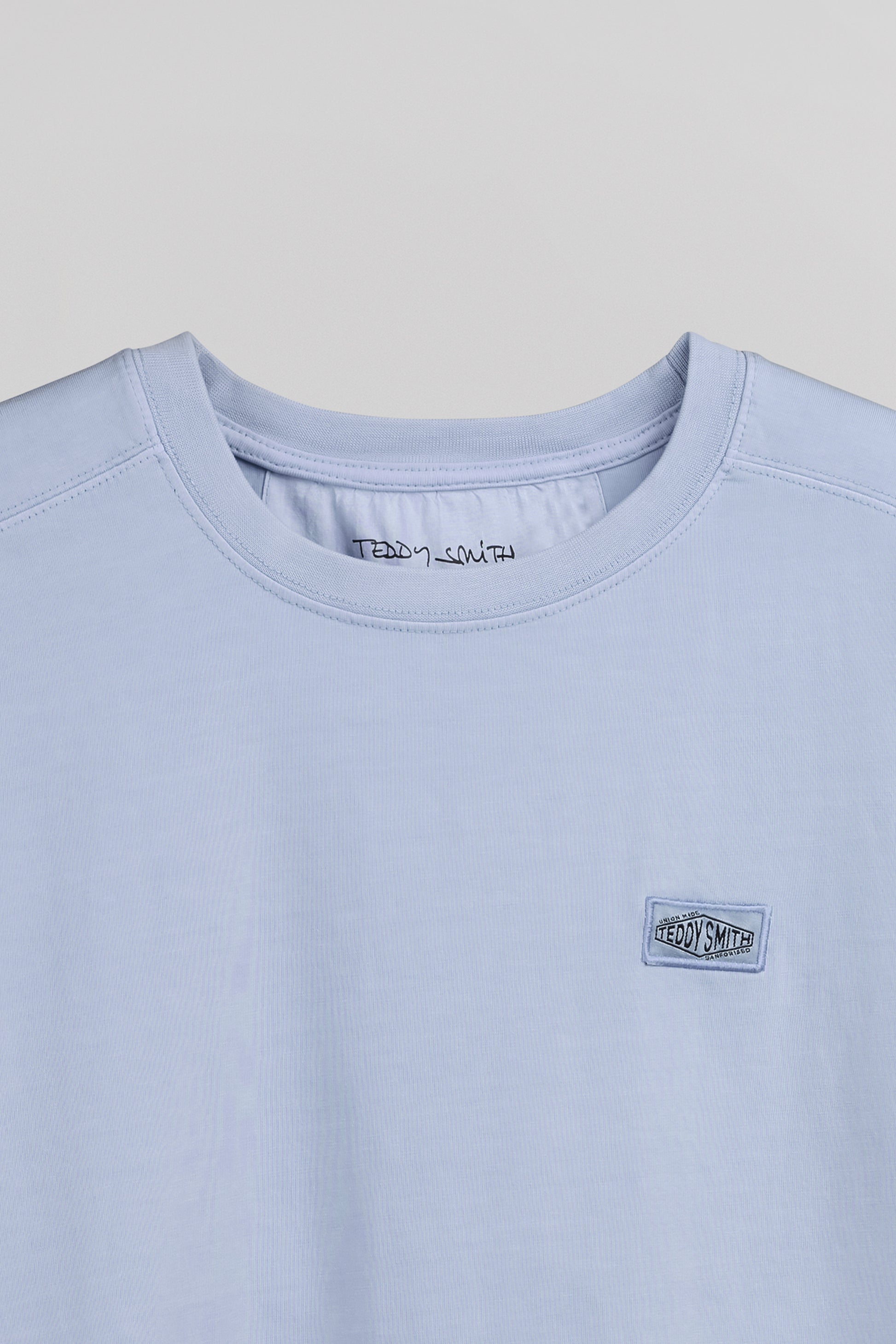 T-shirt T-NATEO MC PASTEL BLUE - Teddy Smith