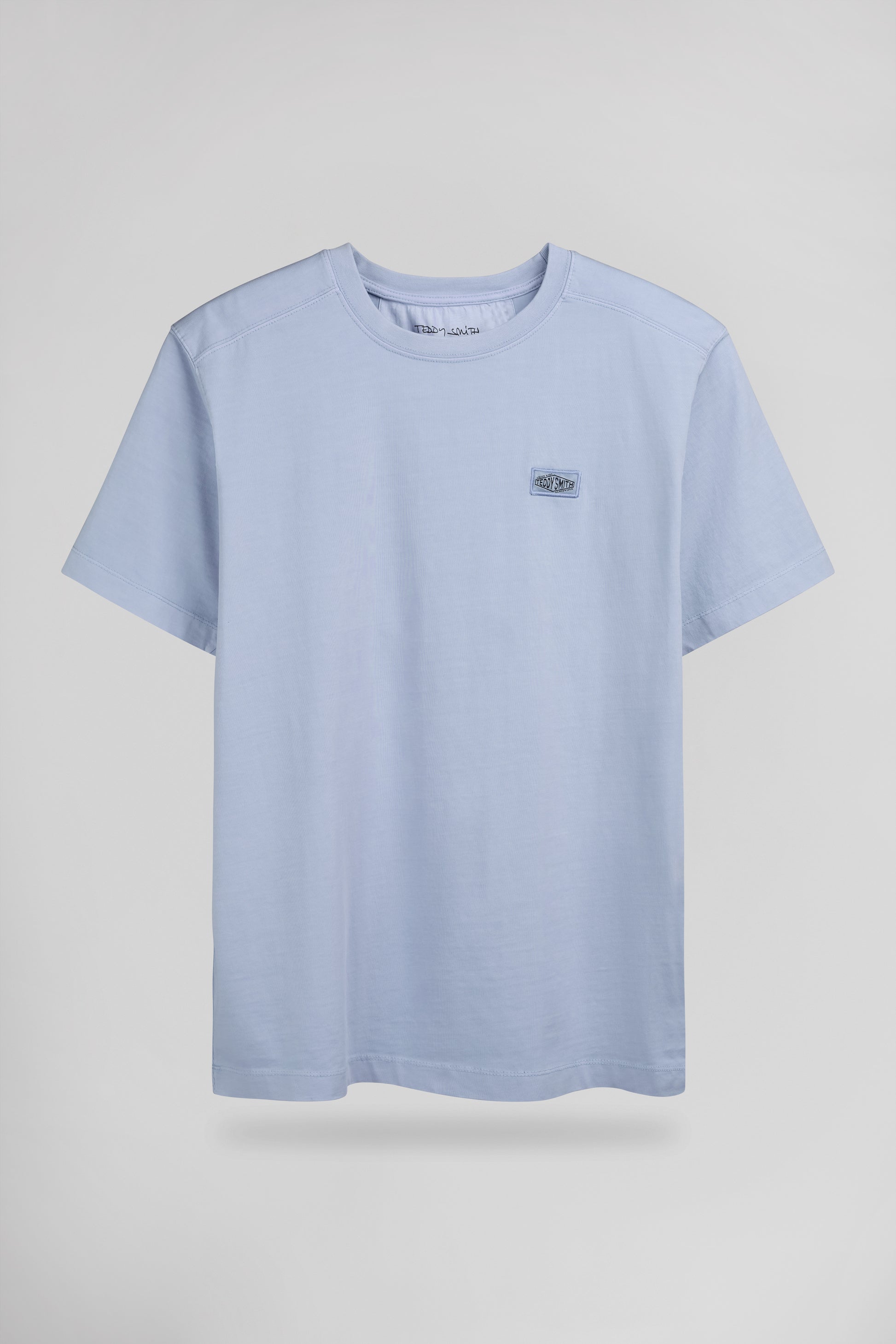 T-shirt T-NATEO MC PASTEL BLUE - Teddy Smith