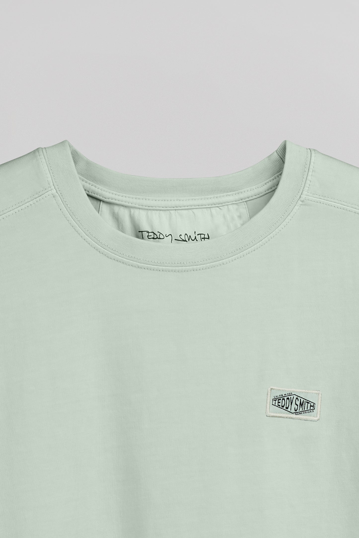 T-shirt ample T-NATEO MC VERT SAUGE