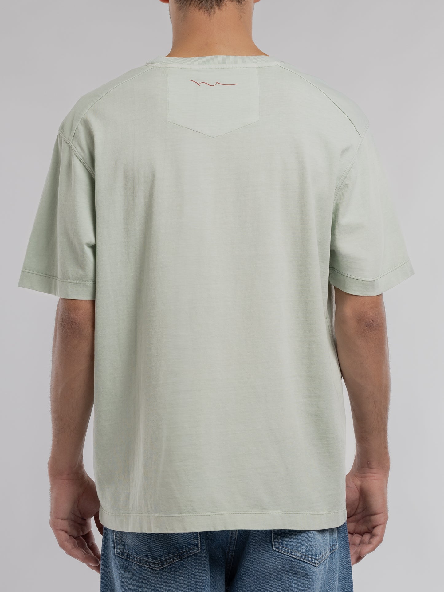 T-shirt T-NATEO MC VERT SAUGE - Teddy Smith