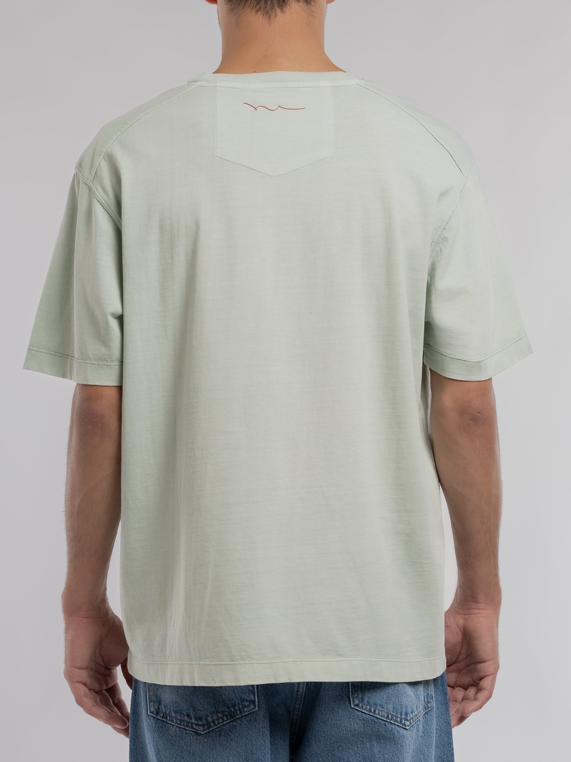 T-shirt T-NATEO MC VERT SAUGE - Teddy Smith