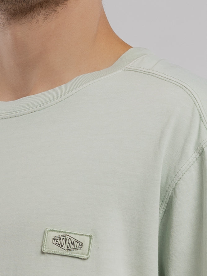T-shirt T-NATEO MC VERT SAUGE - Teddy Smith