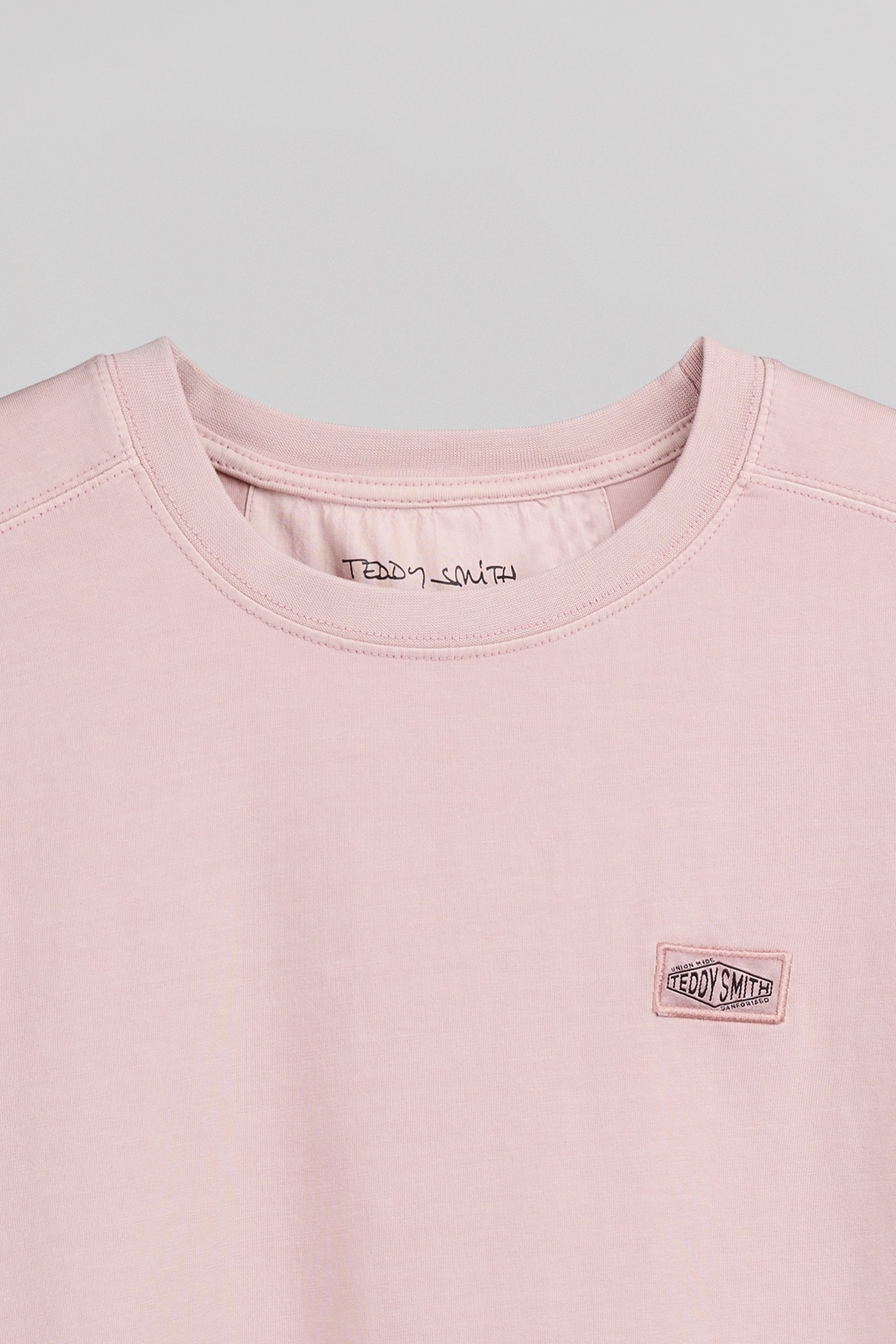T-shirt T-NATEO MC ROSE PASTEL - Teddy Smith
