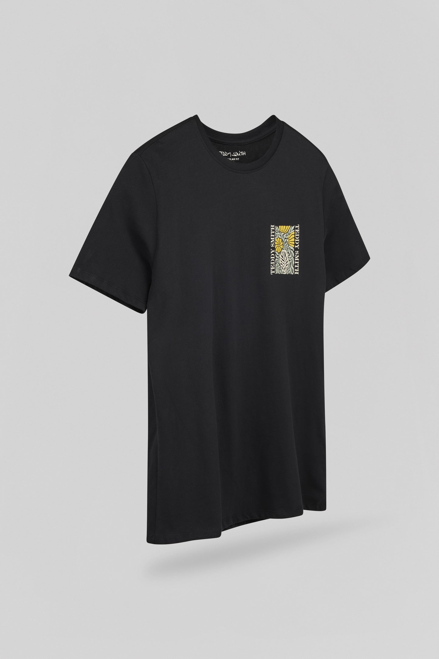 T-shirt T-PANORAMA MC CHARBON - Teddy Smith