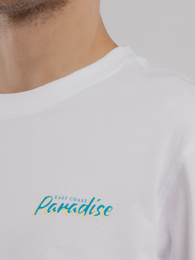 T-shirt T-PLAYA MC BLANC - Teddy Smith