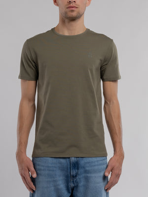 T-shirt T-TELO MC DUSTY KAKI - Teddy Smith
