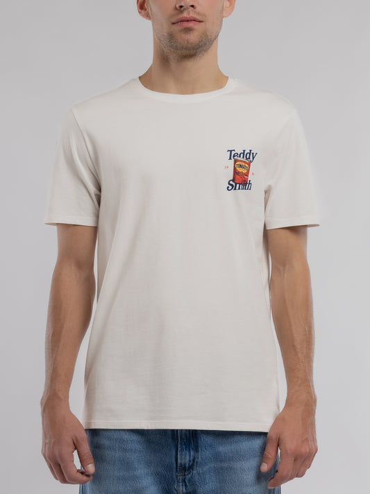 Achat T-shirt T-TOMATO MC MIDDLE WHITE - Teddy Smith