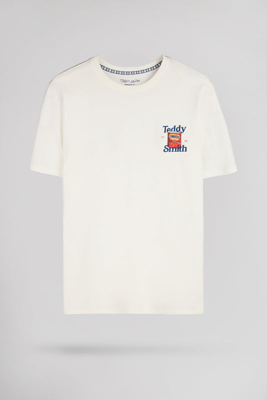 Achat T-shirt T-TOMATO MC MIDDLE WHITE - Teddy Smith