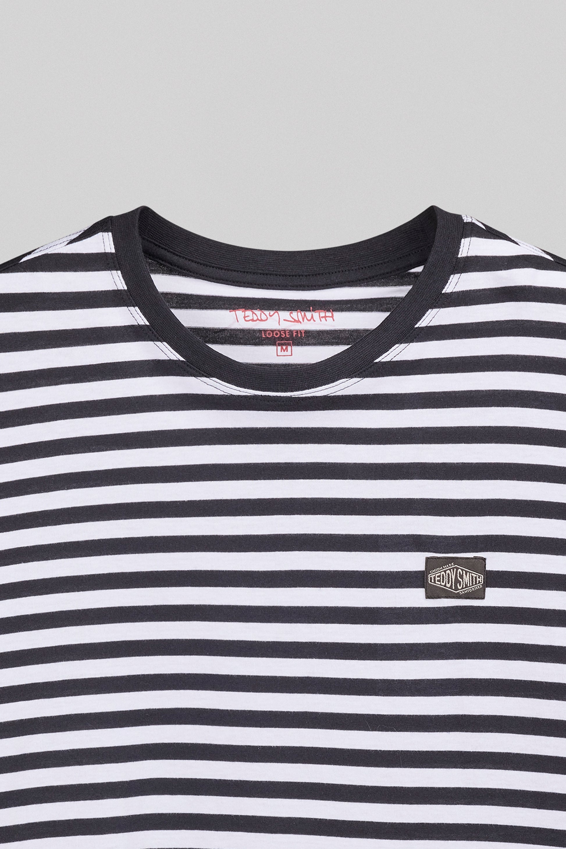 T-shirt col rond T-STRY MC DARK NAVY - Teddy Smith