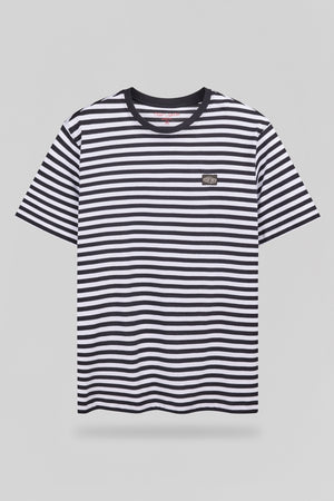 T-shirt col rond T-STRY MC DARK NAVY - Teddy Smith