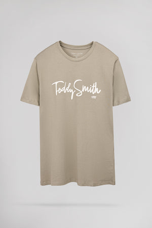 T-shirt T-EVRY MC BLEACH KAKI