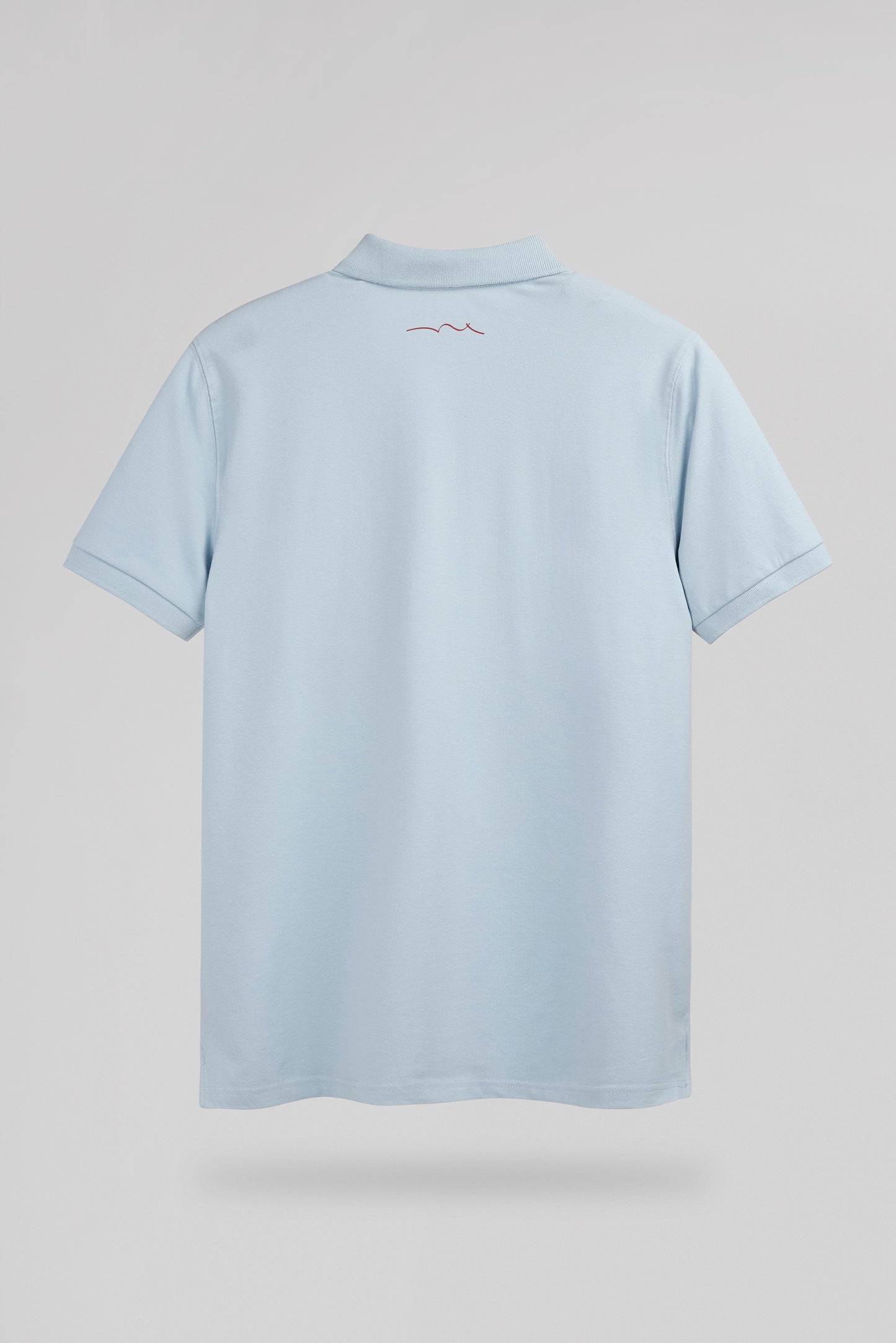Polo piqué P-ALBAN MC PASTEL BLUE - Teddy Smith