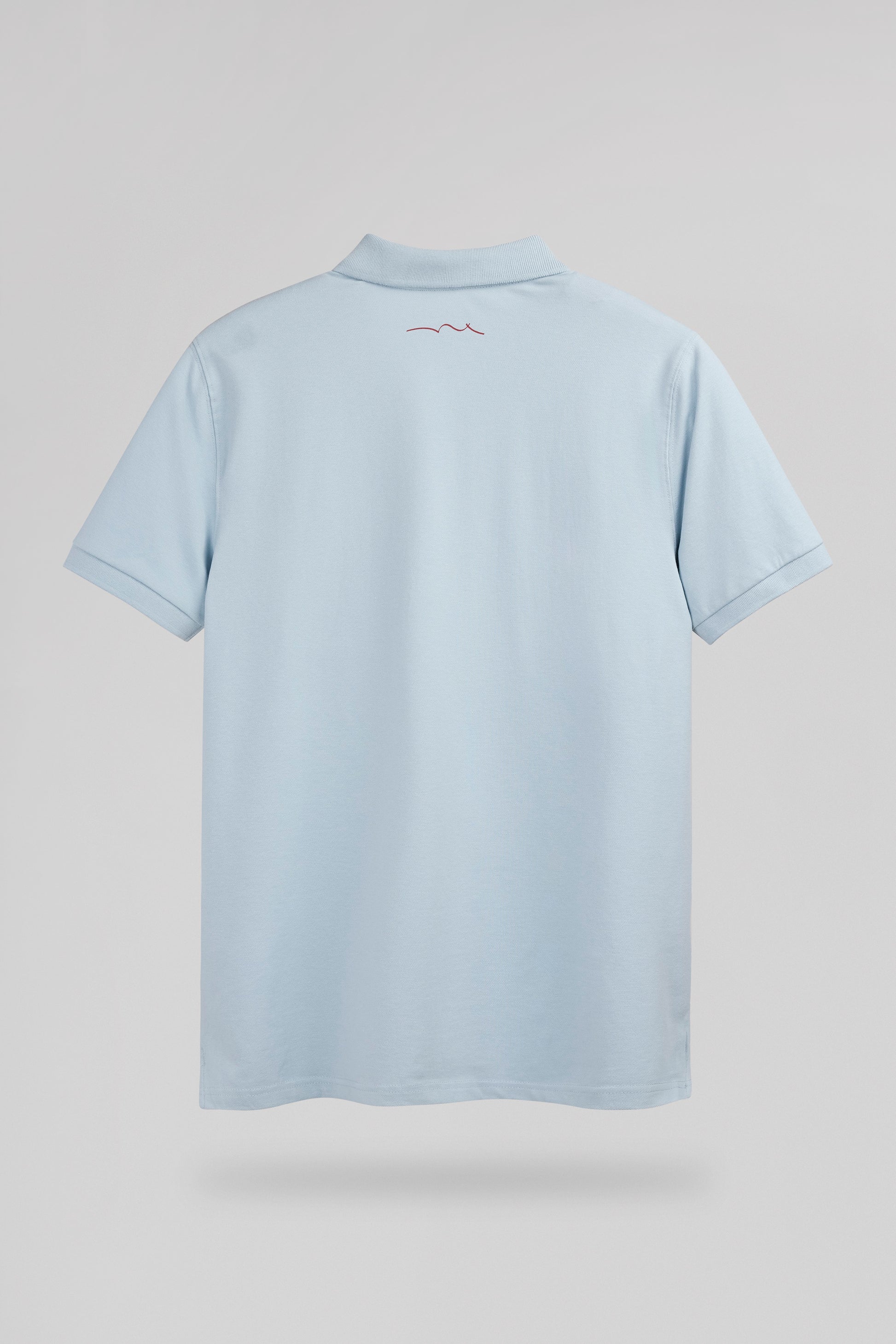Polo piqué P-ALBAN MC PASTEL BLUE - Teddy Smith