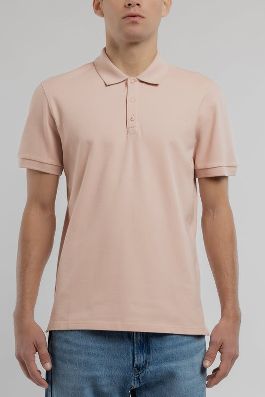 Achat Polo P-ALBAN MC ROSE PASTEL - Teddy Smith