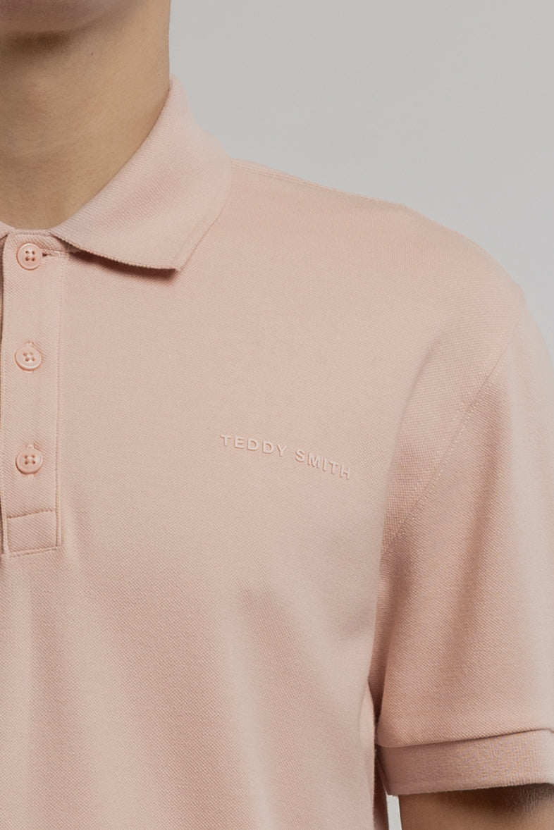 Polo P-ALBAN MC ROSE PASTEL - Teddy Smith