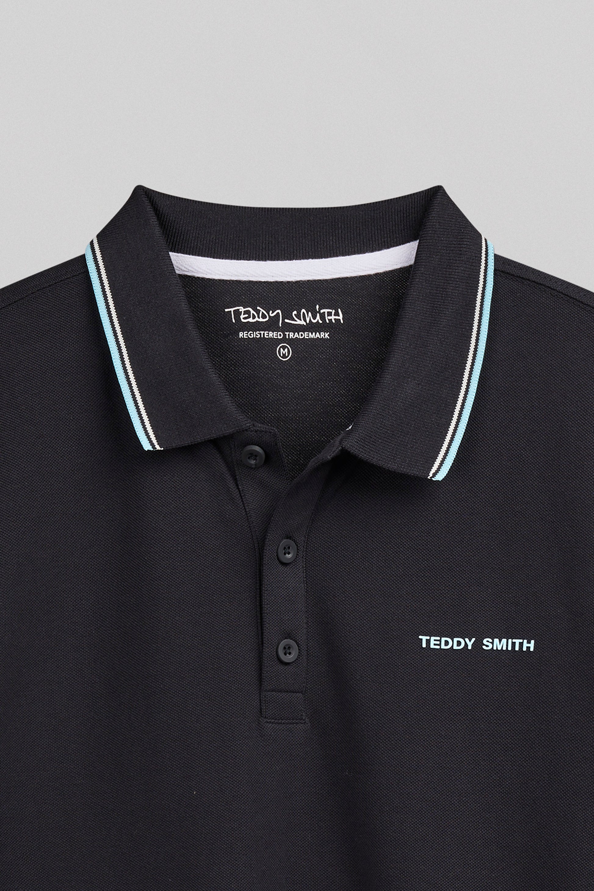 Polo piqué PASIAN 2 MC DARK NAVY - Teddy Smith