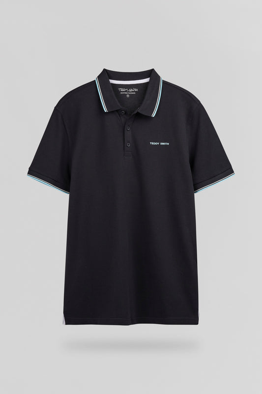 Achat Polo piqué PASIAN 2 MC DARK NAVY - Teddy Smith