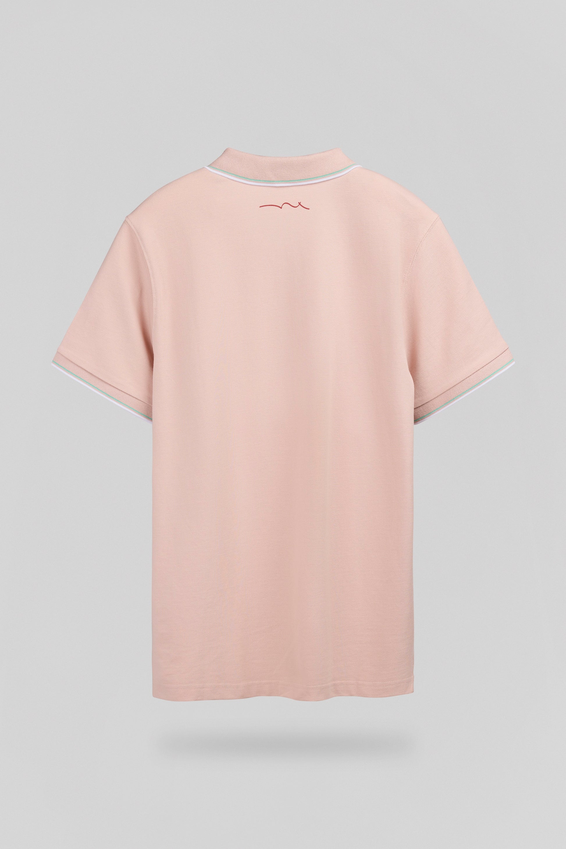 Polo piqué PASIAN 2 MC ROSE PASTEL - Teddy Smith
