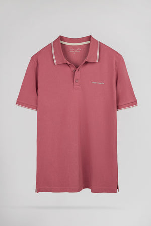 Polo piqué PASIAN 2 MC FRAMBOISE FONCE - Teddy Smith