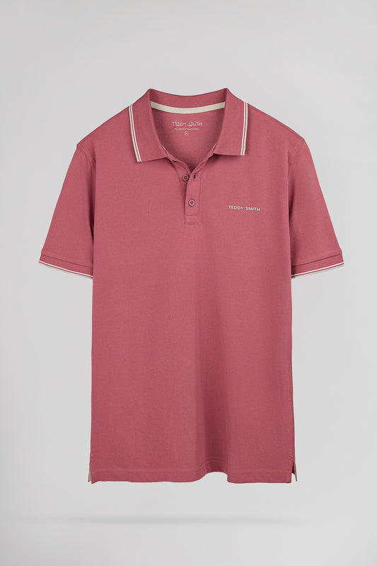 Achat Polo piqué PASIAN 2 MC FRAMBOISE FONCE - Teddy Smith