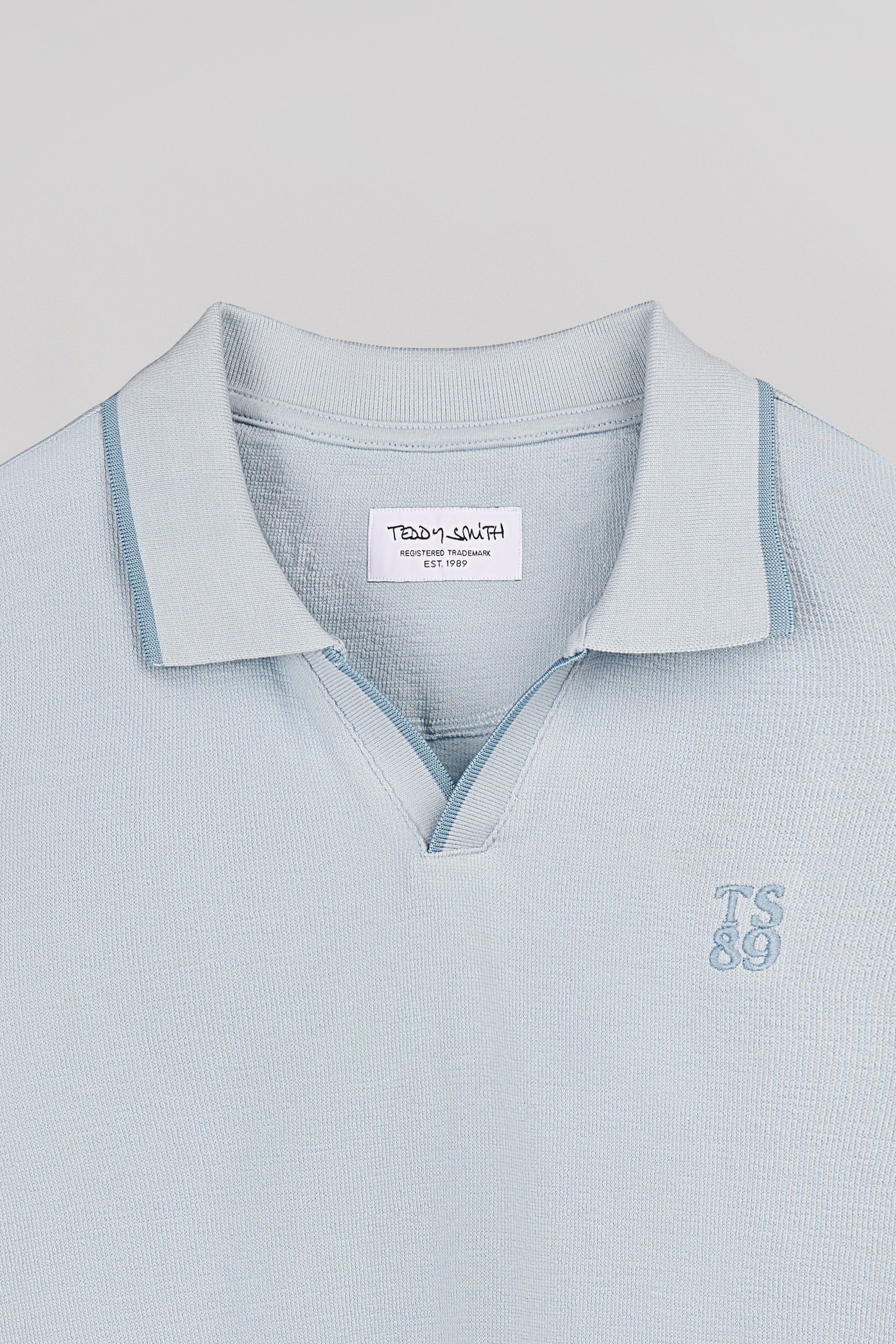 Polo en éponge P-SONER MC PASTEL BLUE - Teddy Smith