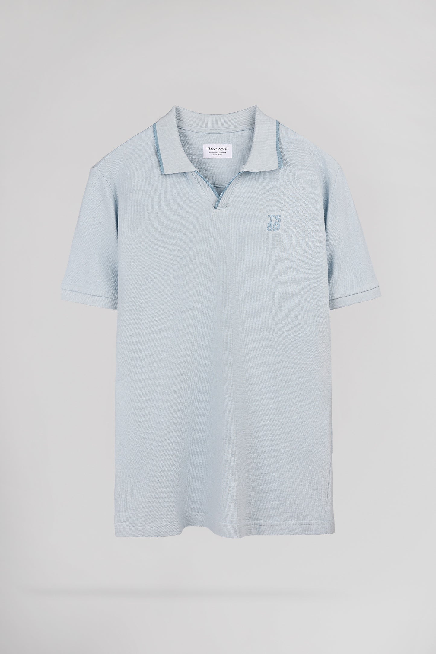 Polo en éponge P-SONER MC PASTEL BLUE - Teddy Smith