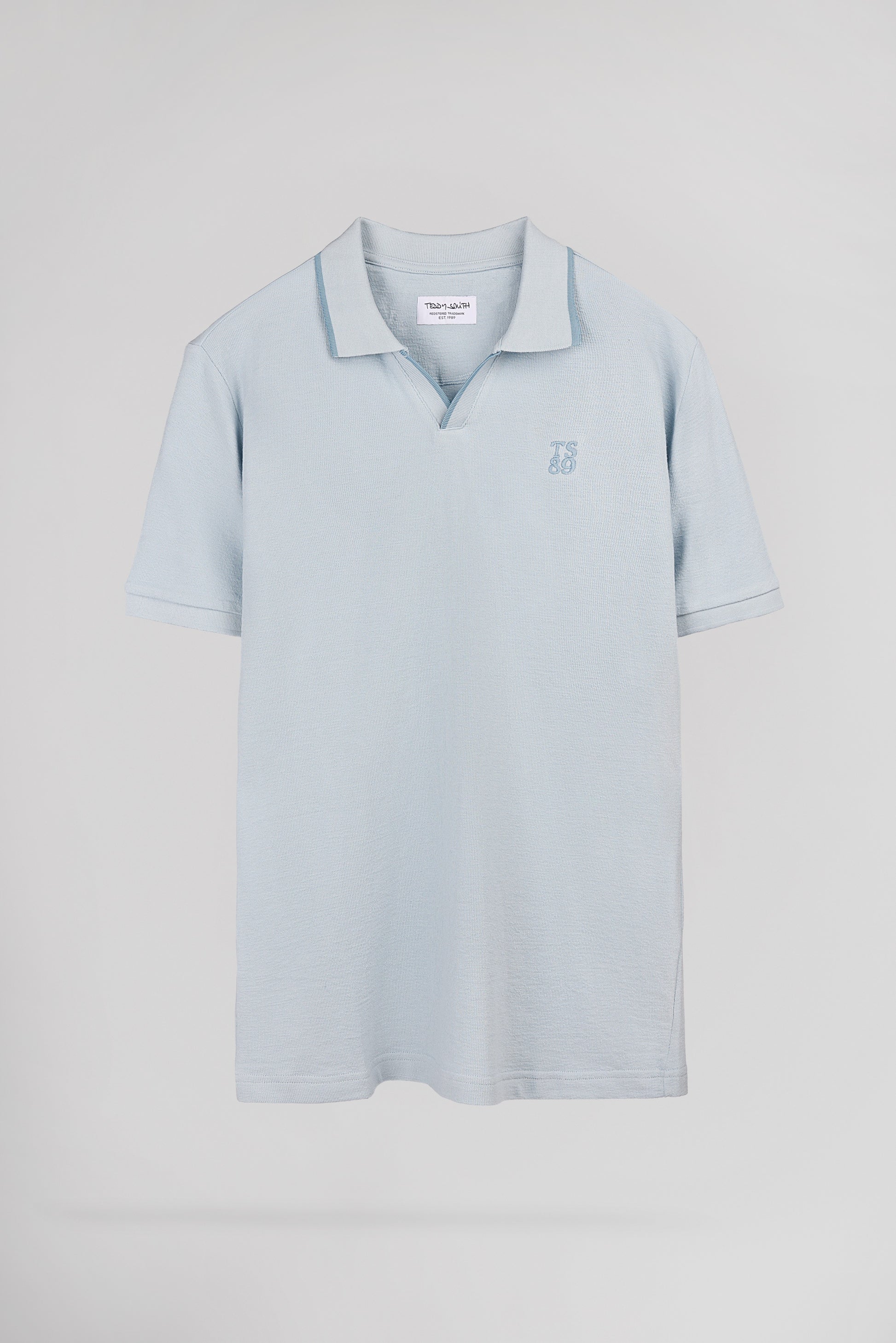 Polo en éponge P-SONER MC PASTEL BLUE - Teddy Smith