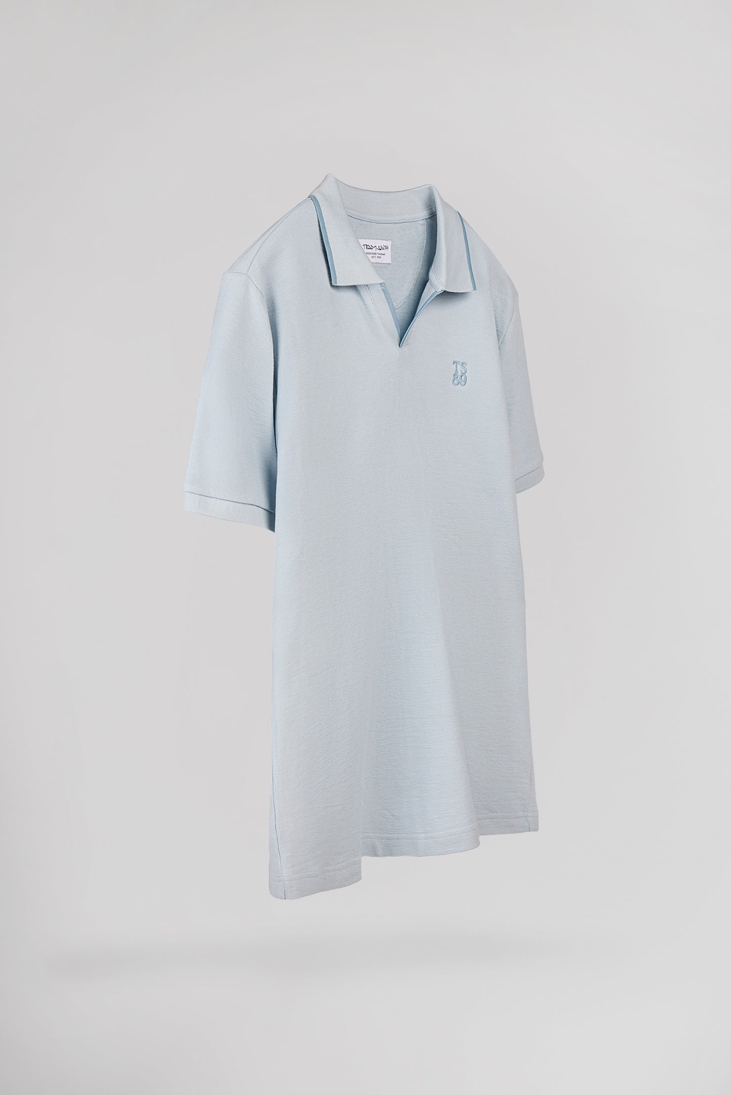 Polo en éponge P-SONER MC PASTEL BLUE - Teddy Smith