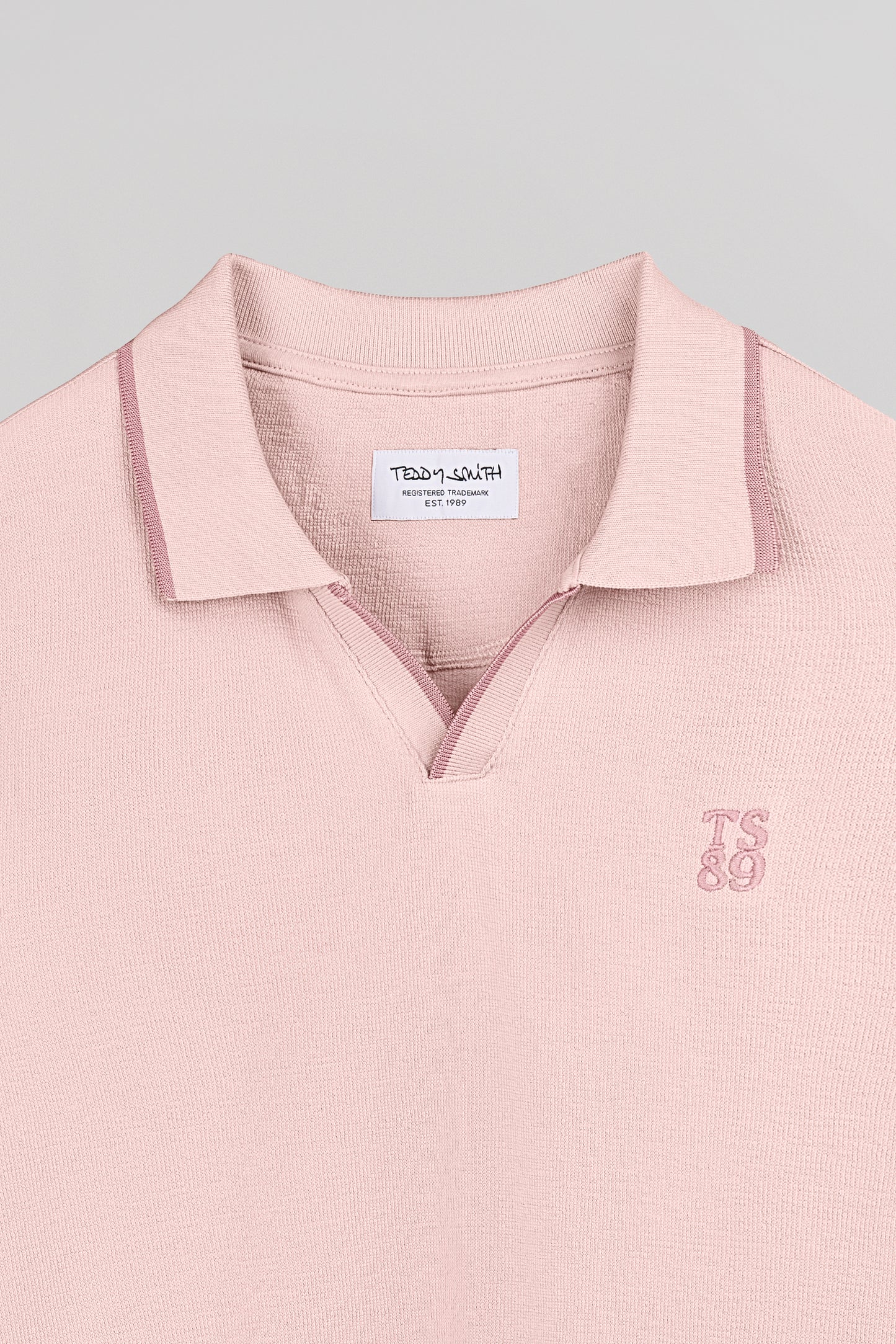 Polo en éponge P-SONER MC ROSE PASTEL - Teddy Smith