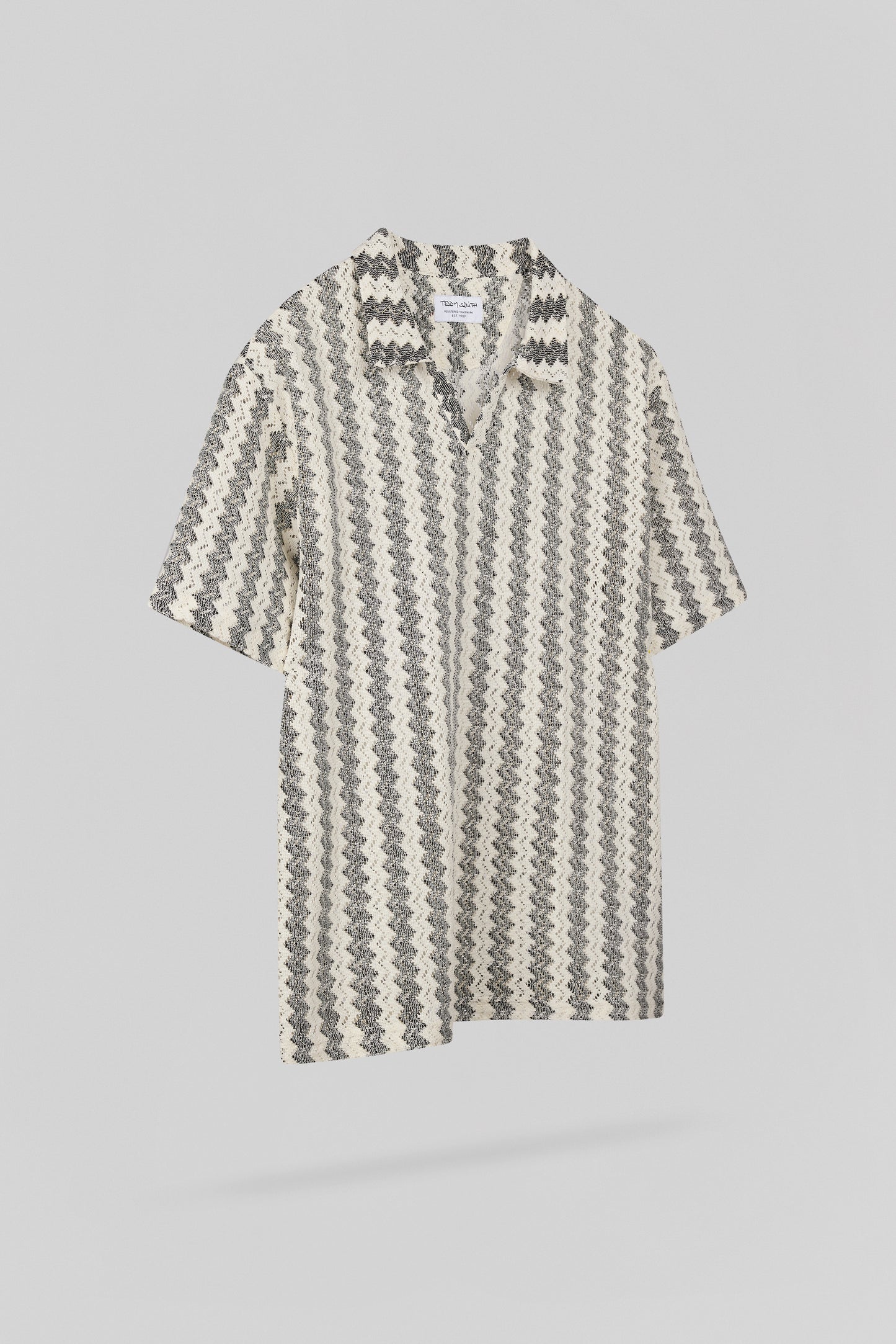 Polo motif zigzag P-ROMARIO MC CREAM