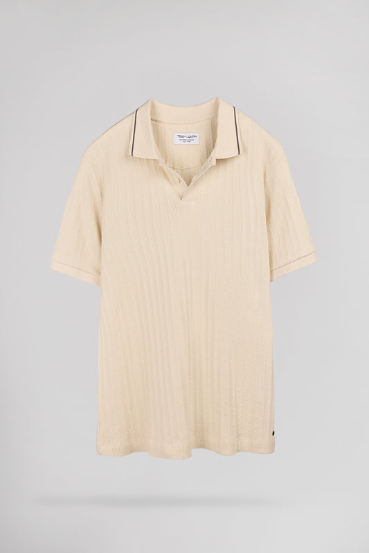 Achat Polo P-DRICE MC CREAM - Teddy Smith