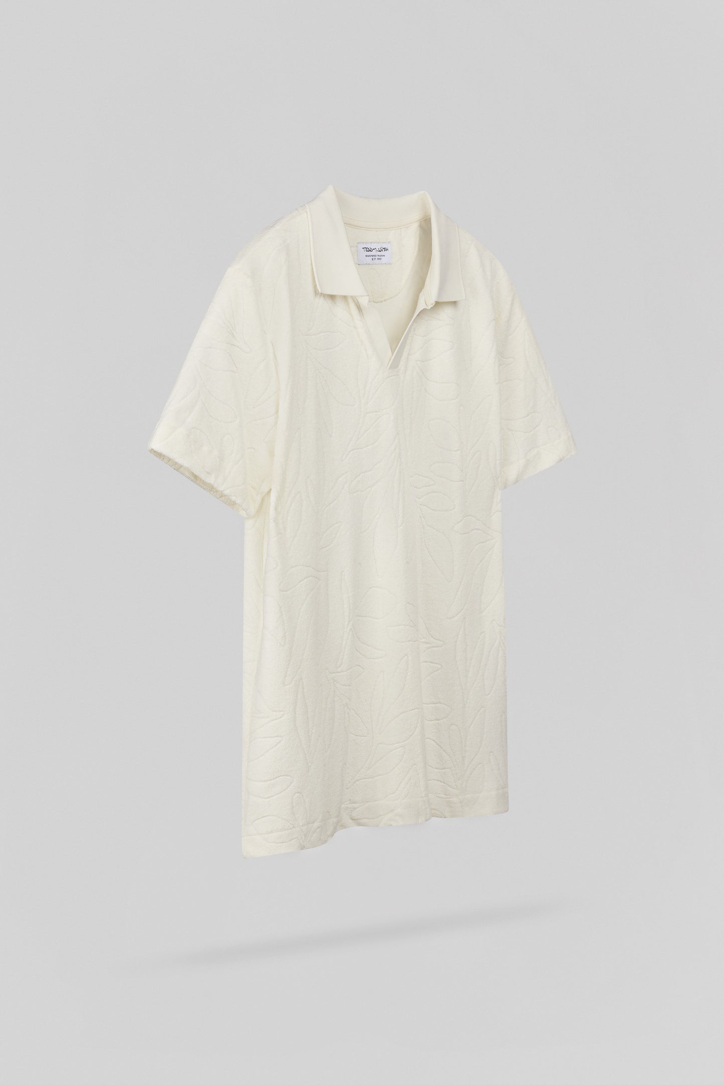 Polo éponge P-BOBAN MC MIDDLE WHITE