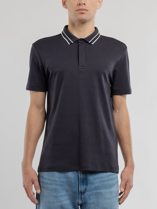 Achat Polo P-GARIS MC DARK NAVY - Teddy Smith