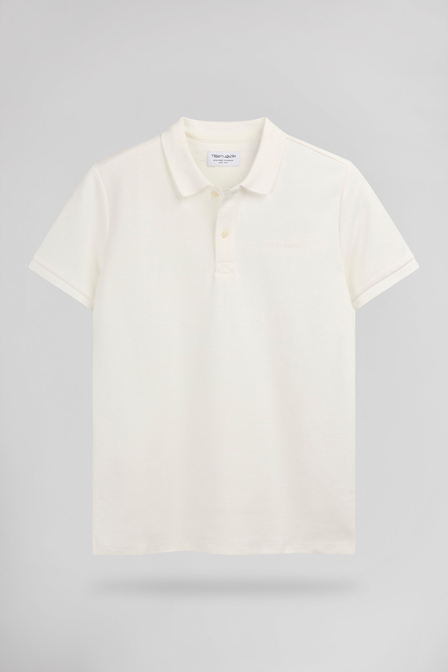 Polo P-JOEL MC MIDDLE WHITE - Teddy Smith