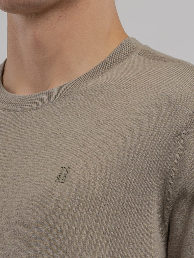 Pull P-MARTINO BLEACH KAKI - Teddy Smith