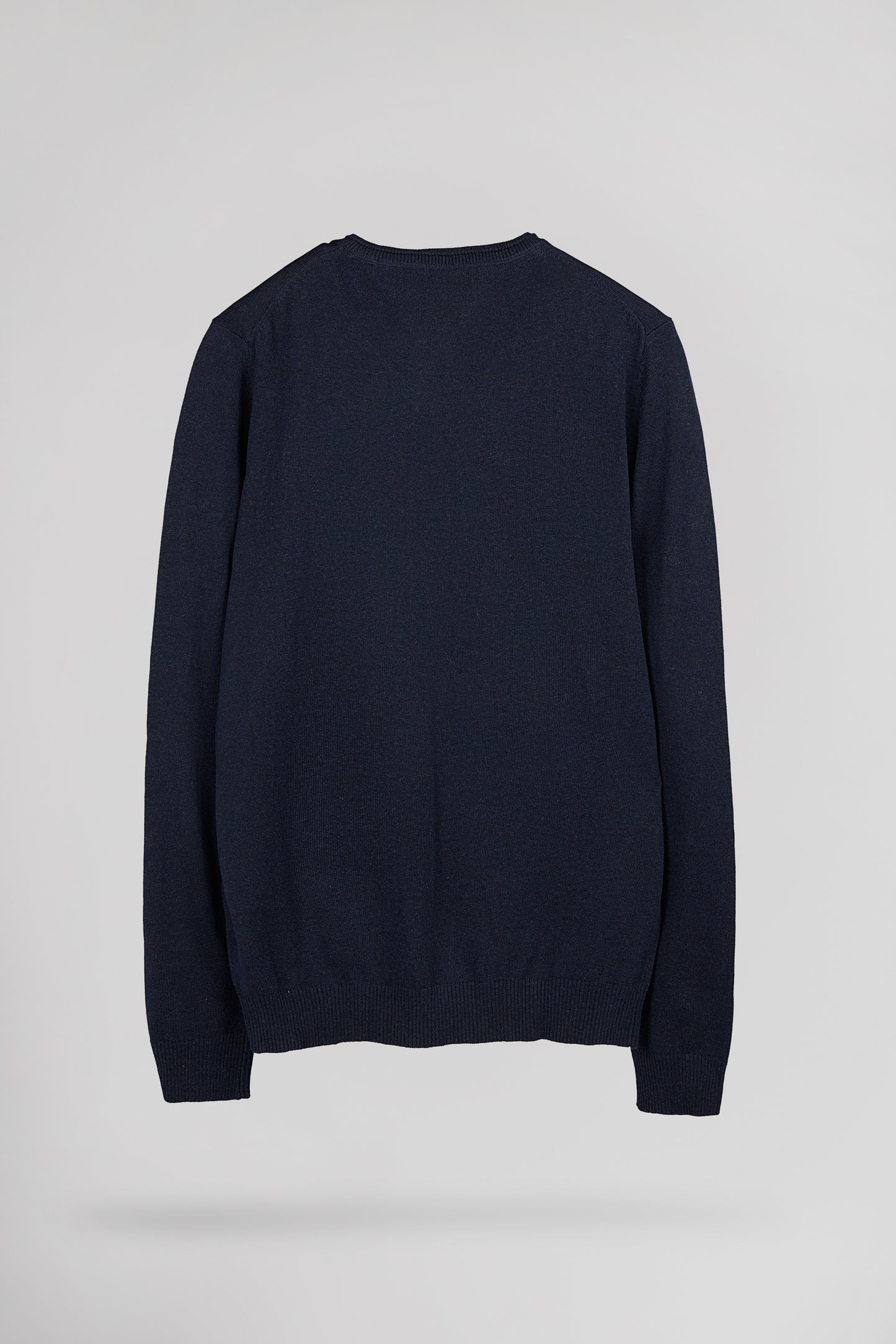 Pull ajusté col V PULSER 4 TOTAL NAVY CHINE - Teddy Smith