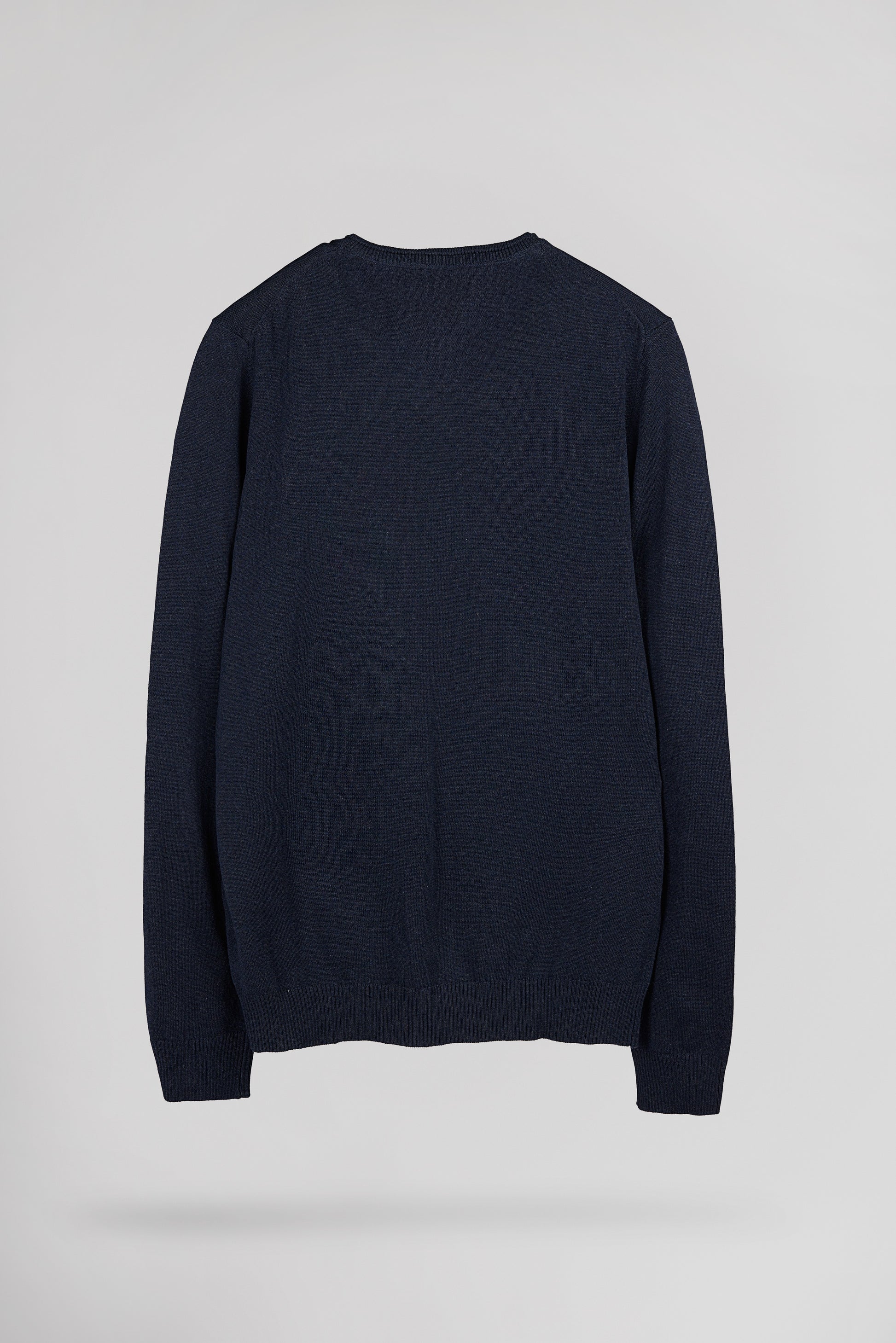 Pull ajusté col V PULSER 4 TOTAL NAVY CHINE - Teddy Smith