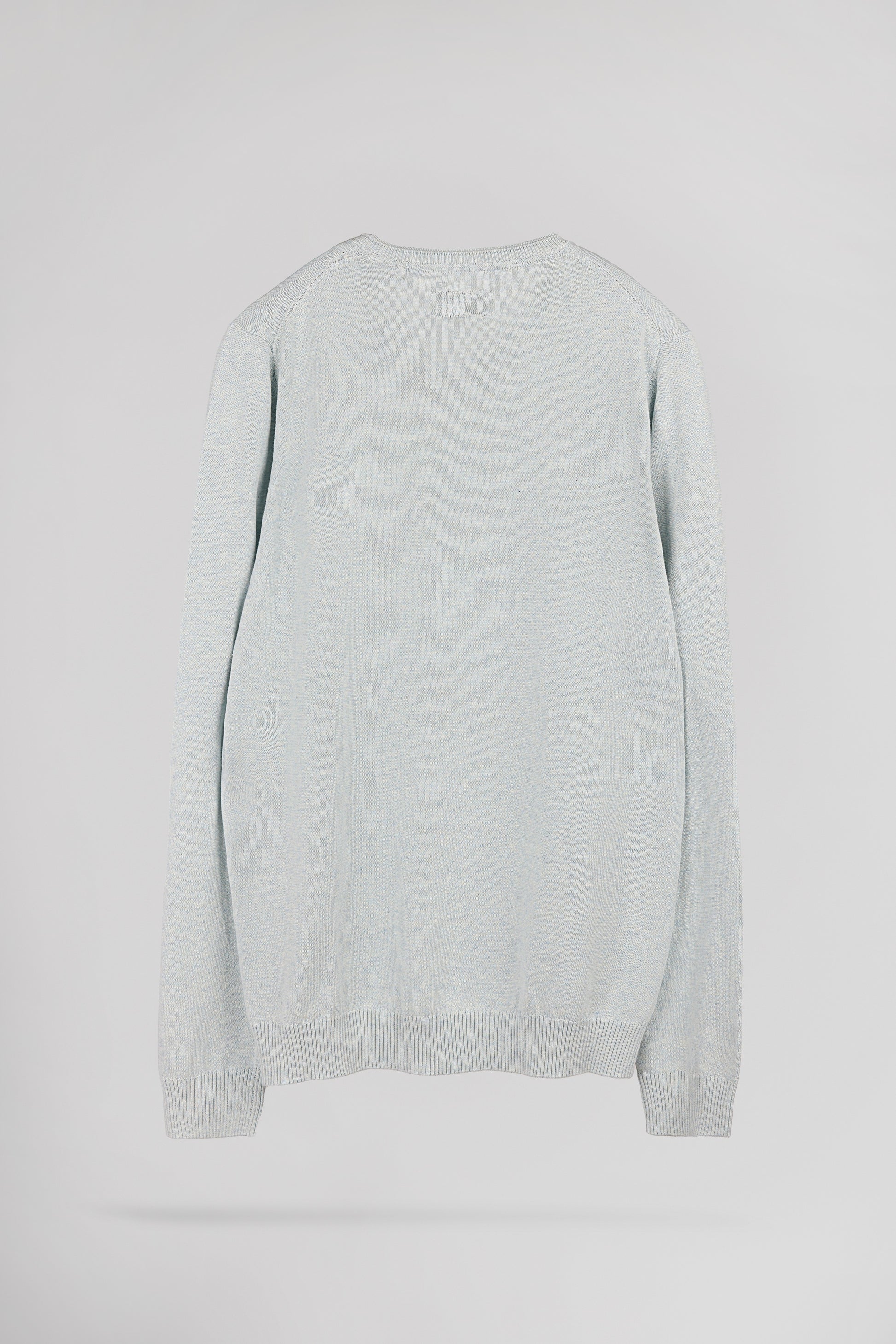 Pull ajusté col V PULSER 4 PASTEL BLUE TWISTED - Teddy Smith