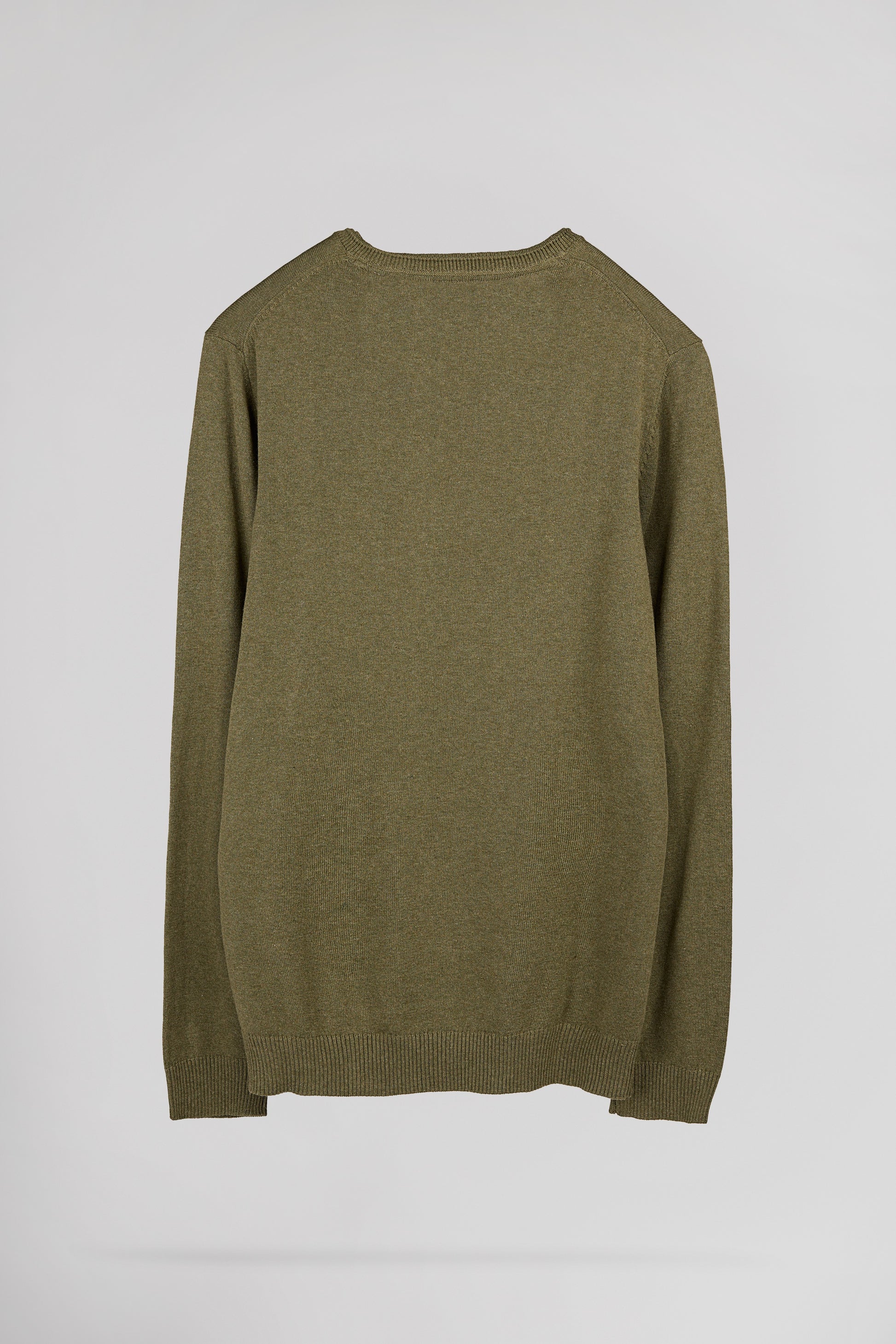 Pull ajusté col V PULSER 4 DUSTY KAKI CHINE - Teddy Smith
