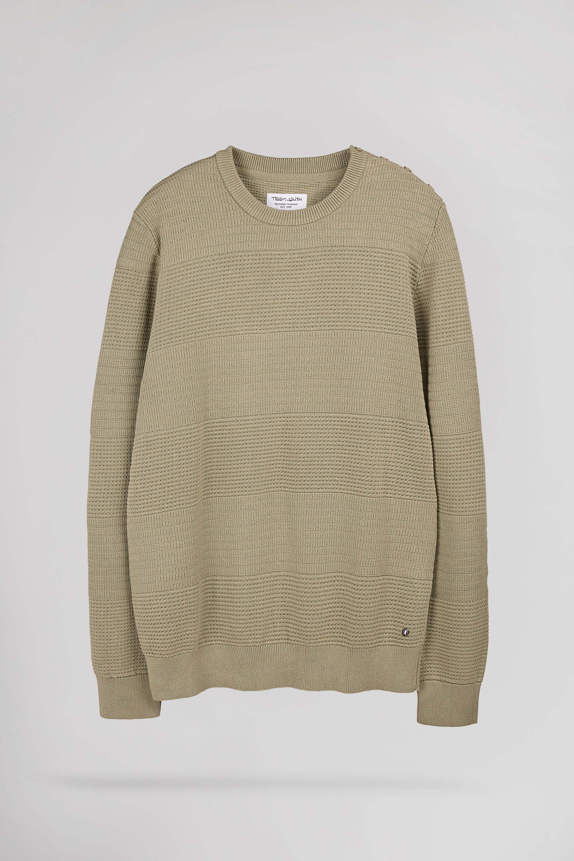 Pull P-RONI BLEACH KAKI - Teddy Smith