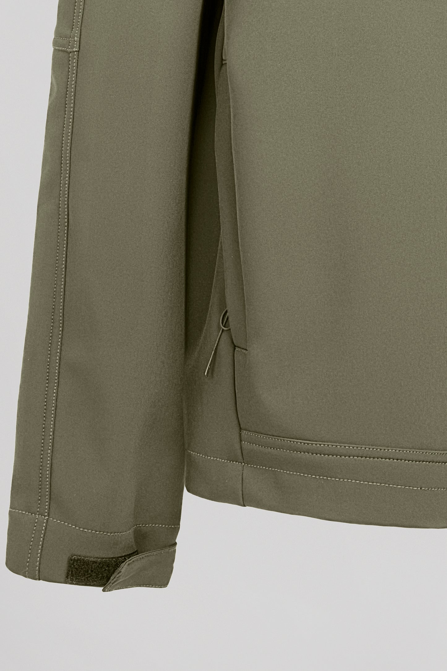 Blouson softshell zippé à capuche B-RENZO DUSTY KAKI - Teddy Smith