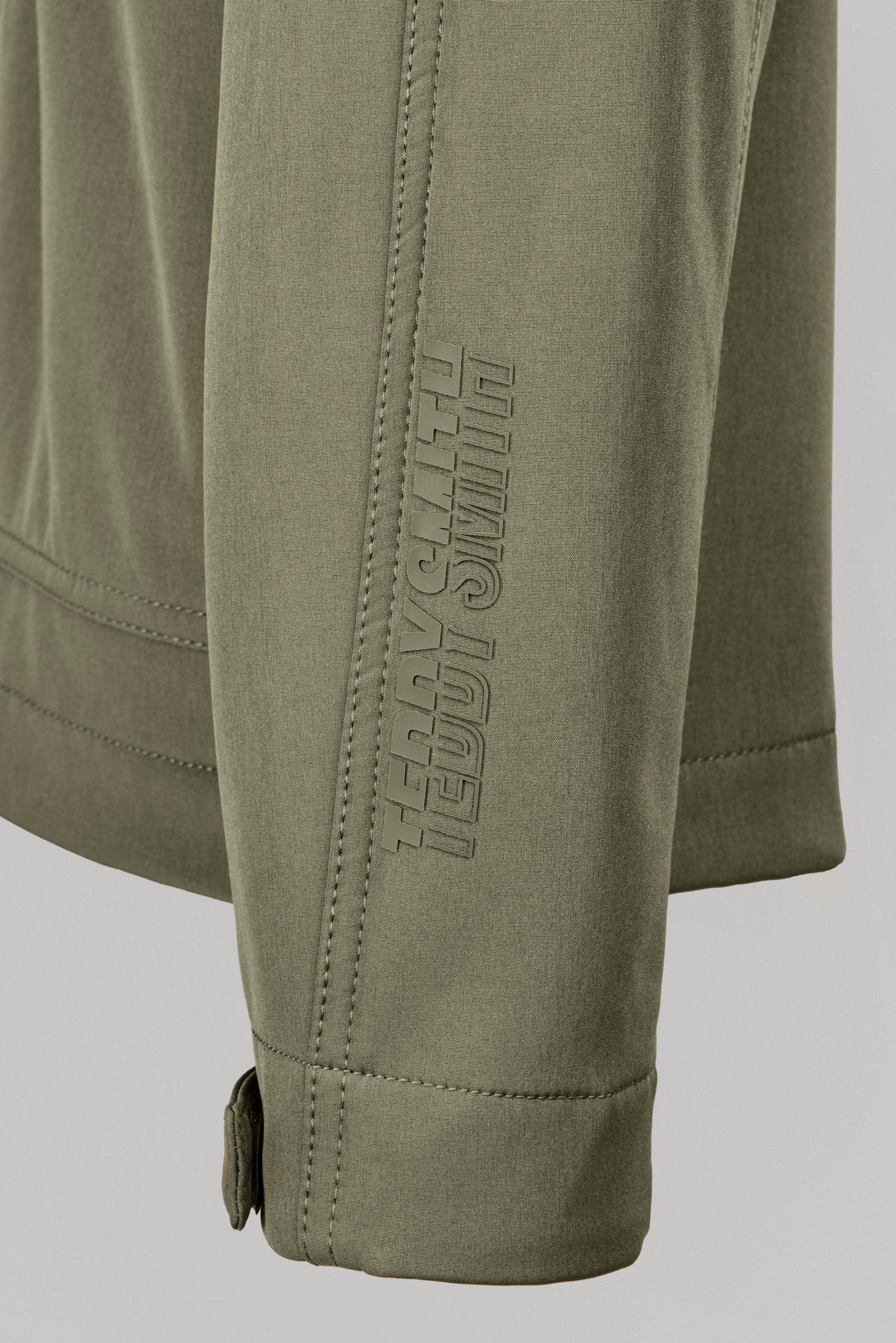 Blouson softshell zippé à capuche B-RENZO DUSTY KAKI - Teddy Smith
